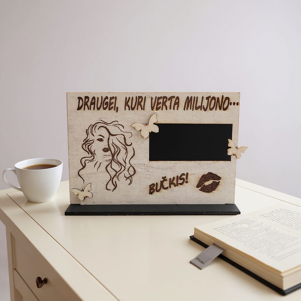 Money holder "For a friend who is worth a million"