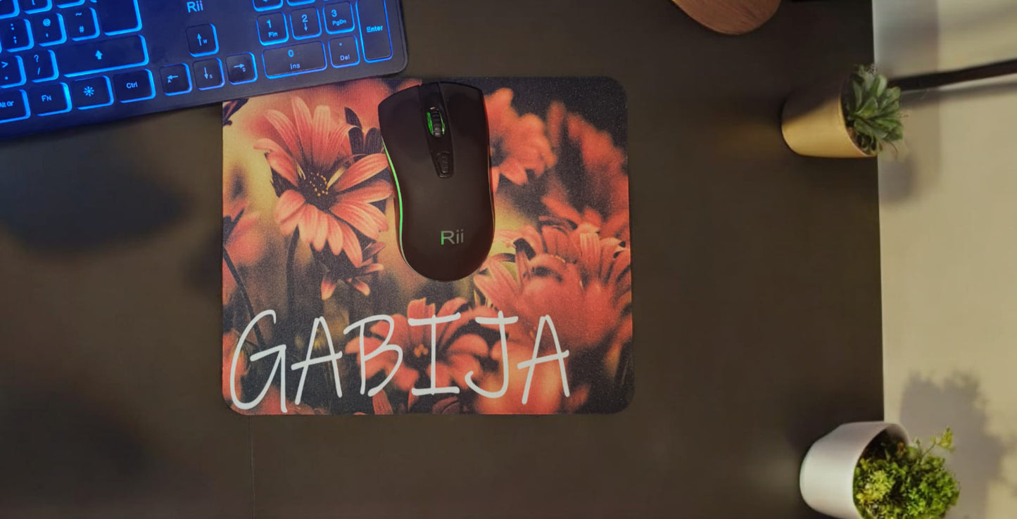 Personalise computer mouse pad
