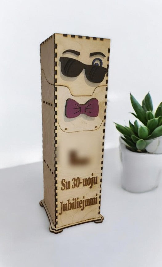 Personalized bottle holder/box