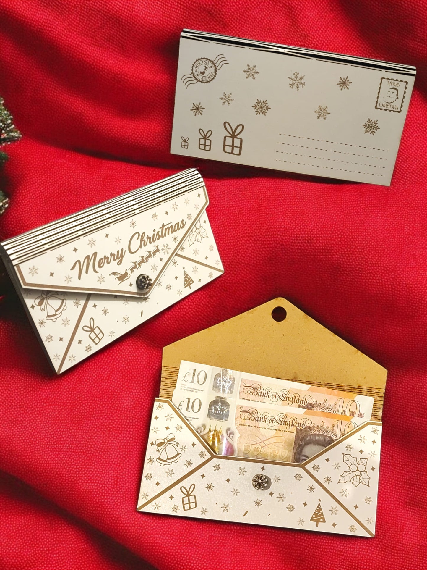 Wooden Money envelope