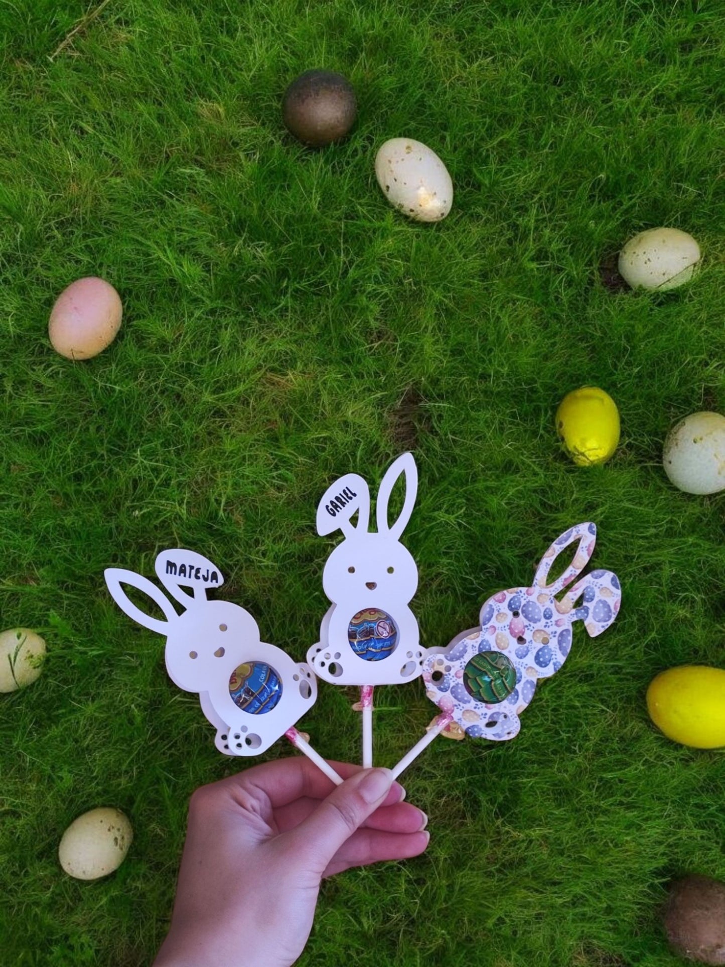 Easter bunny – lollipop holder