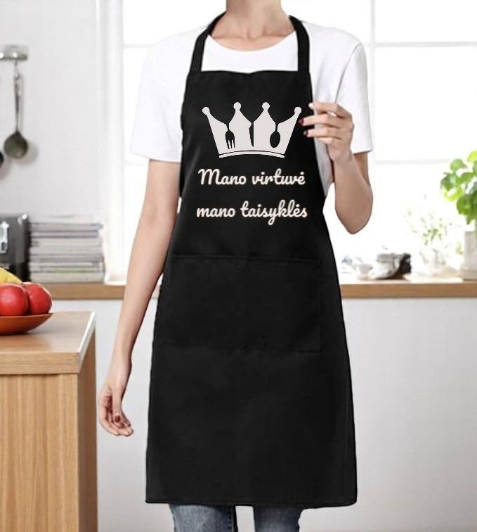 Kitchen Apron, Adjustable Kitchen Chef Aprons with 2 Pockets, Women Men Aprons for Home Kitchen, Restaurant, Coffee House, Baking Gardening BBQ, Professional Apron