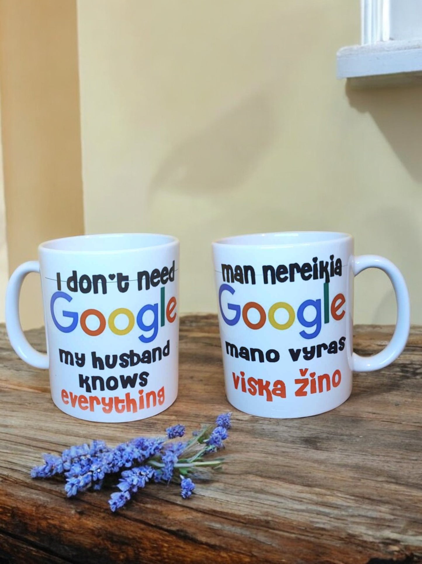 MUG - GOOGLE My partner knows everything