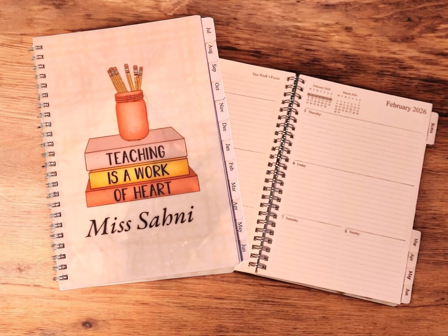 Personalised NOTEBOOKS / 2026 DIARYS (soft cover)