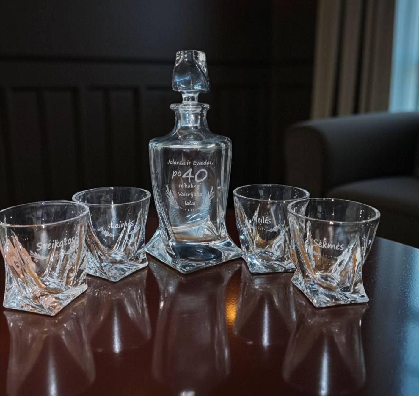 Elegant Whiskey Decanter Set 🥃