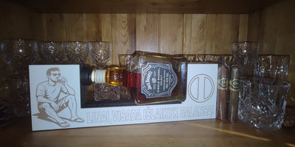 🍺 Butelio laikiklis „Visada išlaikyk balansą“ – smagi dovana vyrui
