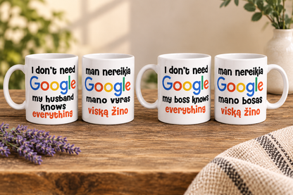 ☕ Puodelis „Google –  ... viską žino“