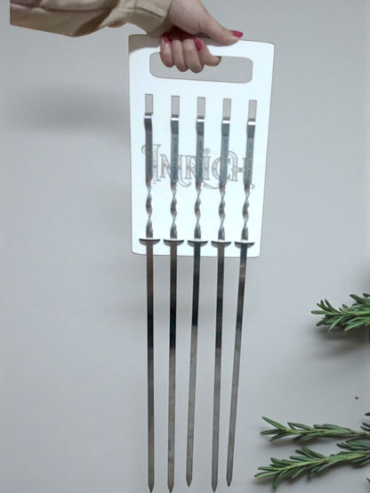 Nerūdijančio plieno BBQ iešmai