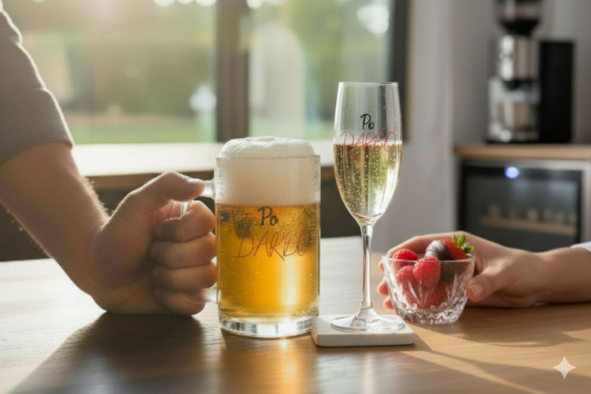 ☕🍺 Dovanų rinkinys „Prieš darbą ir po darbo“