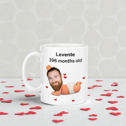 👶☕ Puodelis „Didelis mažylis“ – smagi dovana