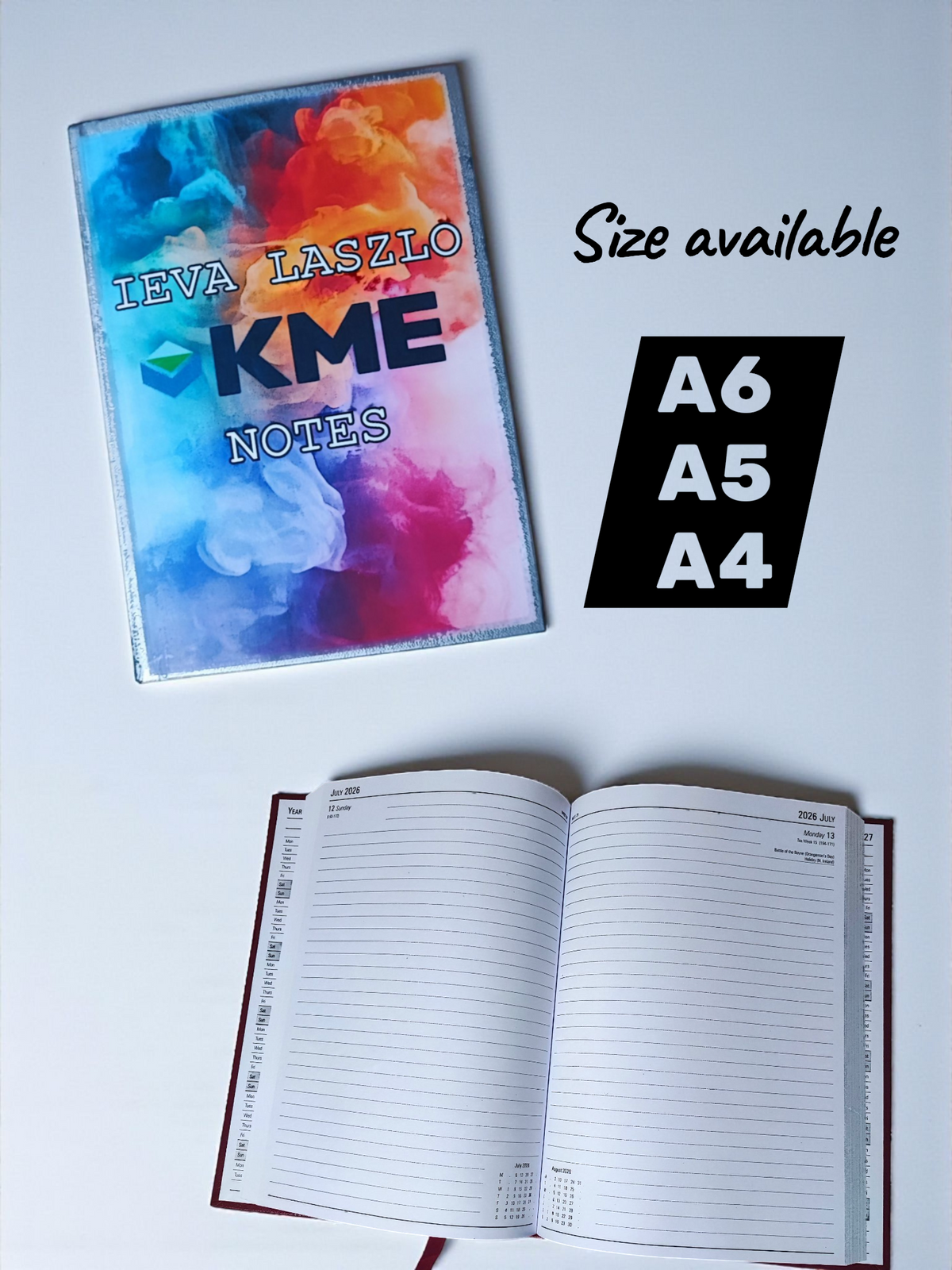 📖 2027 m. darbo knyga su auksinėmis raidėmis – darbo kalendorius A5 ir A4
