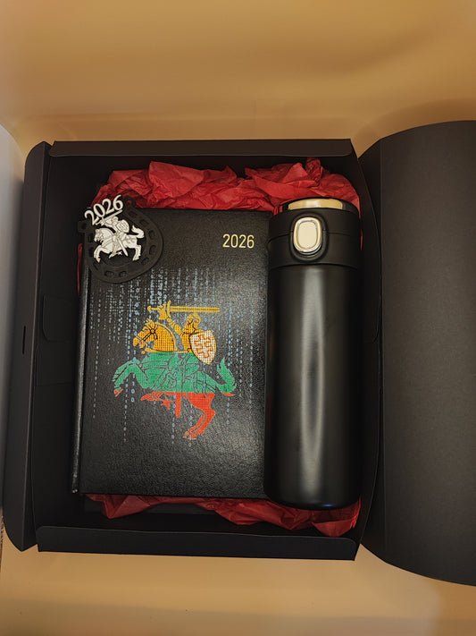Gift set - 2026 DIARY "Vytis" and Thermos
