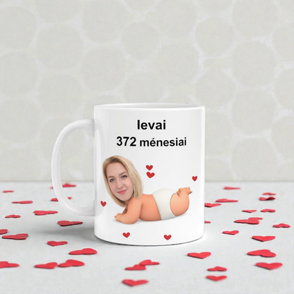 👶☕ Puodelis „Didelis mažylis“ – smagi dovana