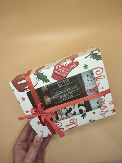 🎄 Kalėdinis dovanų rinkinys „Sniego senis“ – dovana kolegai ir draugui